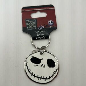 Disney Nightmare Before Christmas Jack Skellington Face Key Chain